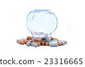Pills on a isolated background 23316665