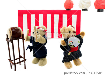 Bear dancing in Bon Odori Bear dancing in Bon Odori 23319505