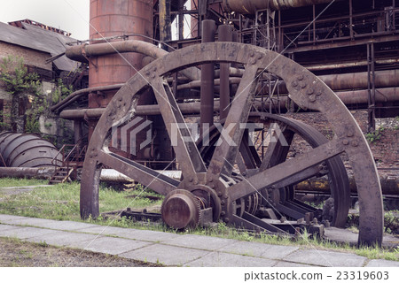Old wheel sheet bar mill Old wheel sheet bar mill 23319603