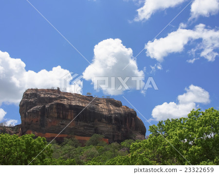 Sigiriya Rock under the blue sky Sigiriya Rock under the blue sky 23322659