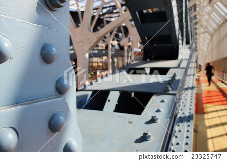 rivets on the metal architectural structure rivets on the metal architectural structure 23325747