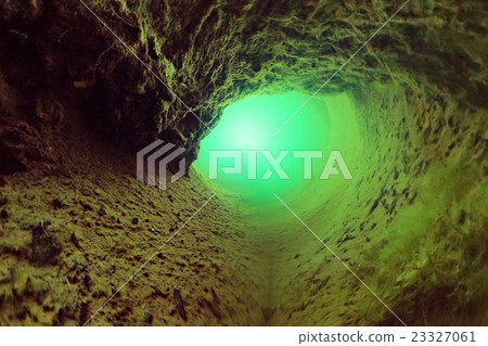 abstract background cave underwater algae 23327061