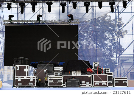 stage equipment for a concert 23327611