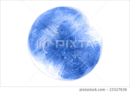 soap bubble frozen white background soap bubble frozen white background 23327636