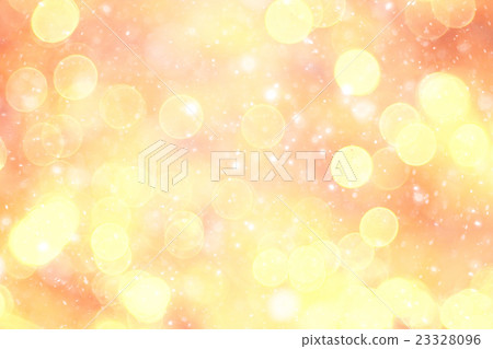 orange bokeh blurred background snowflakes glare 23328096