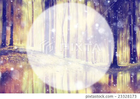 Spring forest background blur circle for text Spring forest background blur circle for text 23328173