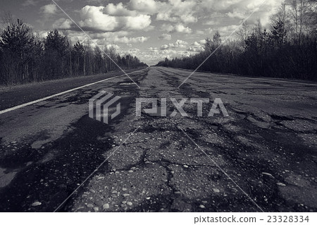 broken road spring holes broken road spring holes 23328334