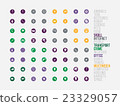 Icons simple sorted set for web and graphics 23329057