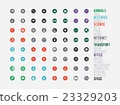 Icons simple sorted set for web and graphics 23329203