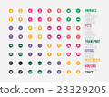 Icons simple sorted set for web and graphics 23329205