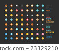 Icons simple sorted set for web and graphics 23329210