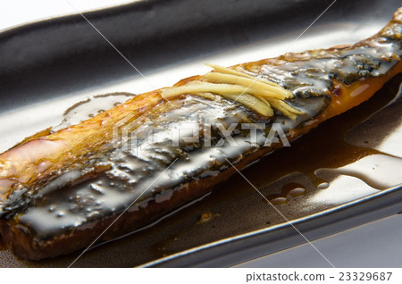 Boiled mackerel 23329687