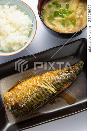 Boiled mackerel Boiled mackerel 23329692