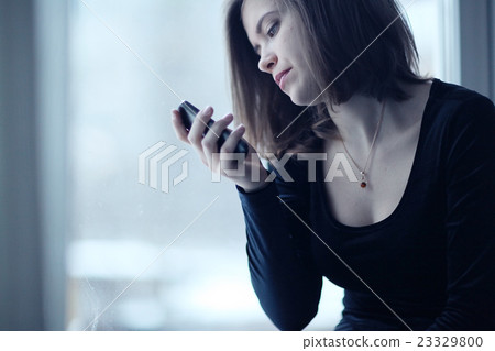 woman window Depression woman window Depression 23329800