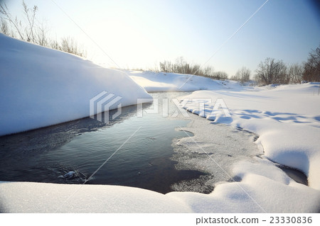 March on the creek snow ice water March on the creek snow ice water 23330836