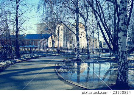 cool blue spring landscape trees nature background eco cool blue spring landscape trees nature background eco 23330854