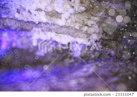 Blue ice texture cold relief 23331047