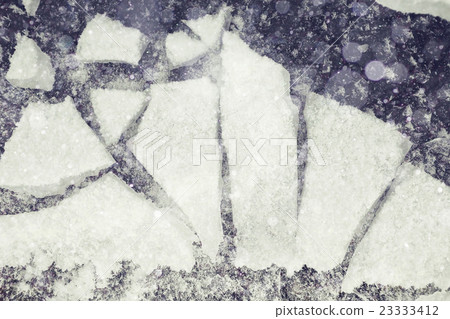 Texture of broken ice frost crack Texture of broken ice frost crack 23333412