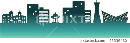 神戶框架（小）綠色 23336480