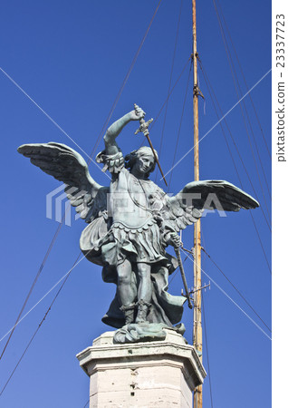 Sant'Angelo Castle Angel Bronze statue Sant'Angelo Castle Angel Bronze statue 23337723