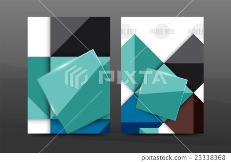 A4 flyer or annual report layout geometric shape A4 flyer or annual report layout geometric shape 23338368