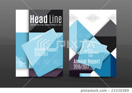 A4 flyer or annual report layout geometric shape A4 flyer or annual report layout geometric shape 23338369