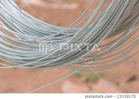 Using steel wire for securing steel  23339178
