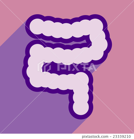 Icon of human duodenum in flat style Icon of human duodenum in flat style 23339210