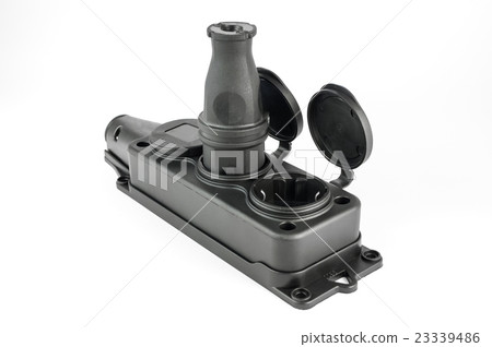 Electrical triple socket with plug Electrical triple socket with plug 23339486