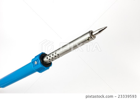 Soldering iron on white background Soldering iron on white background 23339593