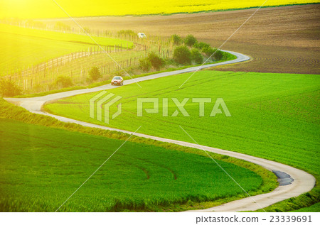 Rural landscape with road Rural landscape with road 23339691