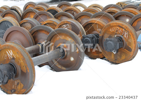 Railcar wheels 23340437