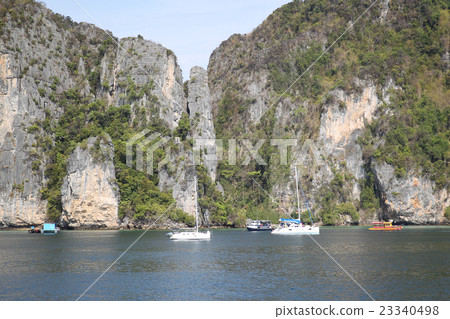 scenic views of the coastline of Phi Phi Island 23340498