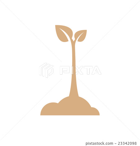 design sapling icon brown color design sapling icon brown color 23342098