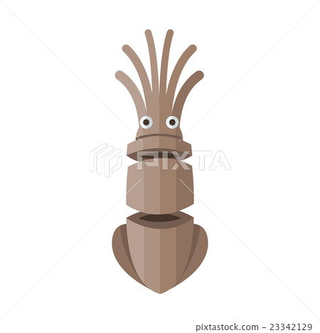 Squid Cartoon Design vector Squid Cartoon Design vector 23342129