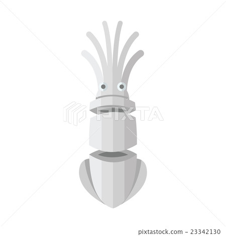 Squid Cartoon Color white Squid Cartoon Color white 23342130