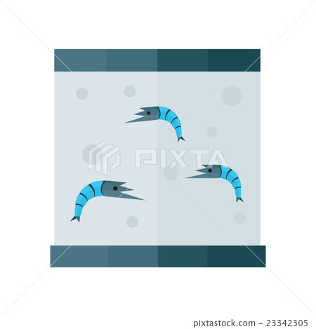 blue shrimp in tank vector blue shrimp in tank vector 23342305