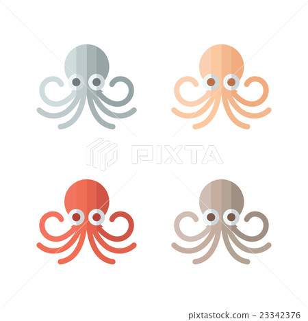 Design Squid 4 color style 23342376