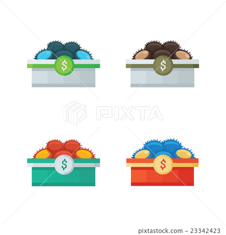 sea urchin on tray sea urchin on tray 23342423