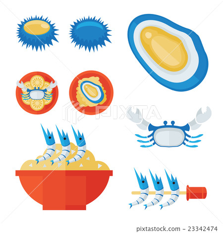 Seafood infographic Seafood infographic 23342474