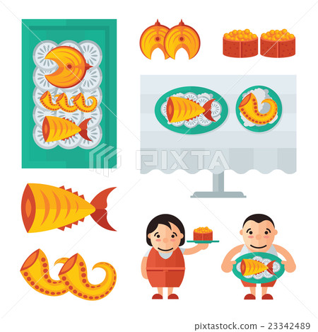seafood in restaurant infographic seafood in restaurant infographic 23342489
