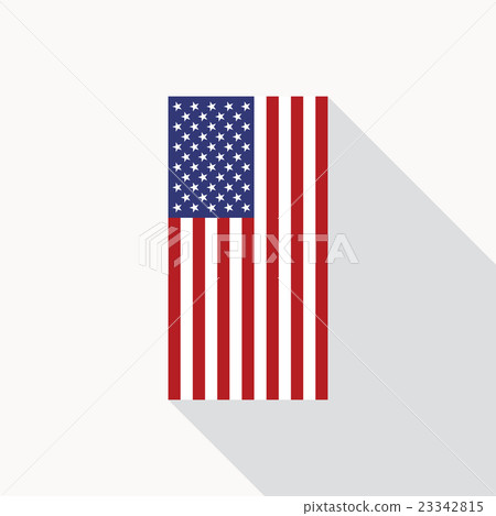 USA Flag Vector Flat Icon USA Flag Vector Flat Icon 23342815