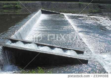 京都河京都的堰 23344308
