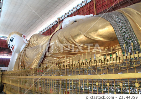 睡覺的Changtagy的菩薩·仰光Paya 23344359