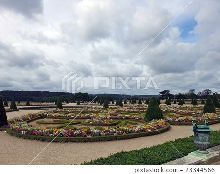 凡爾賽宮花園和天空 凡爾賽宮花園和天空 23344566