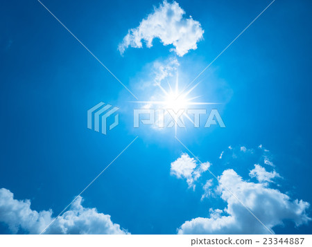 Sun and blue sky 23344887