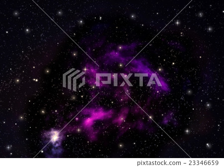 Star field in space and a nebulae Star field in space and a nebulae 23346659