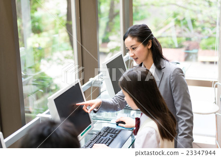 Online study, personal computer training 23347944