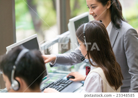 Online study, personal computer training 23348585