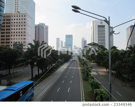Lebaran (fasting) Jakarta - Jakarta without traffic jam - 23349346